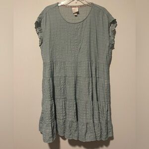 Knox Rose Women’s Sleeveless Tiered Dress Sz L